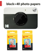 Fotocamera digitale istantanea originale KODAK Printomatic ZINK Stampa senza inchiostro Stampa su carta fotografica a colori Flash + Set di 40 pellicole