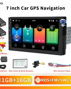 2G+32G 7 Inch Autoradio Carplay 1 Din Android Auto Car Radio GPS for Universal Stereo Multimedia Player Navigation Head Unit RDS