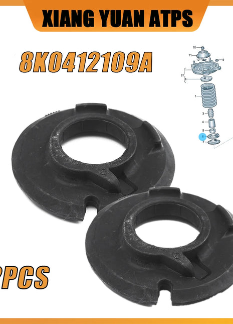 2PCS 8K0412109A Ammortizzatore Molla Inferiore Sedile Pad Per Audi A4 A5 A6 A7 Q5 08-16 Porsche Macan 2015-2024 8K0412103C 8K0412103