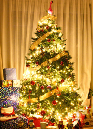 Luce natalizia per esterni Ghirlanda di Capodanno Lampada 100m 20m Scintillio LED String Vacanza Matrimonio Luci decorative adornos de navidad