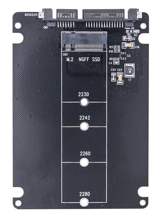 SATA3.0 6Gbps M.2 NGFF SSD To SATA3 Adapter Card M2 NGFF SSD To SATA3.0 External Hard Drive Box Hard Disk Adapter Board - Riparo82