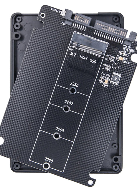 SATA3.0 6Gbps M.2 NGFF SSD To SATA3 Adapter Card M2 NGFF SSD To SATA3.0 External Hard Drive Box Hard Disk Adapter Board - Riparo82