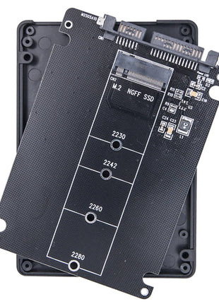 SATA3.0 6Gbps M.2 NGFF SSD To SATA3 Adapter Card M2 NGFF SSD To SATA3.0 External Hard Drive Box Hard Disk Adapter Board - Riparo82