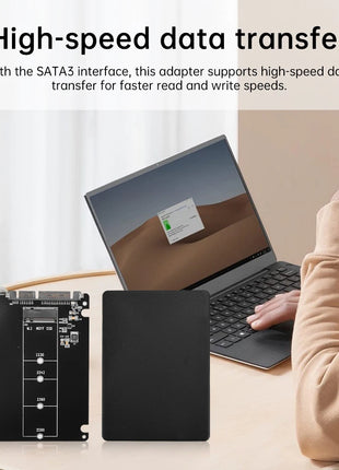 SATA3.0 6Gbps M.2 NGFF To SATA3.0 Adapter Card M2 NGFF SSD To SATA3 External Hard Drive Box Hard Disk Adapter Board - Riparo82