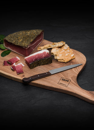 SEPP' Speckbrettl 100% Südtiroler Nuss-Massivholz - riparo82