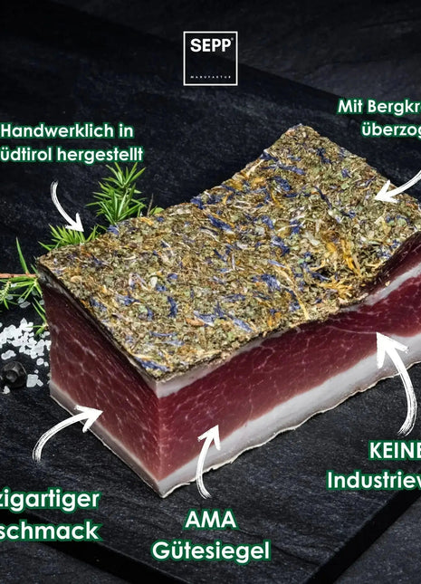 SEPP' Südtiroler Marende klein inkl. Speckbrettl - riparo82