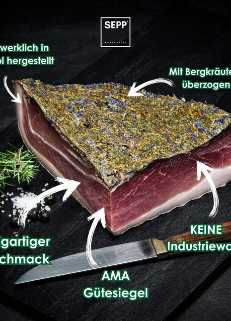 SEPP' Kräuterspeck - 'Das Viertel' - Premium