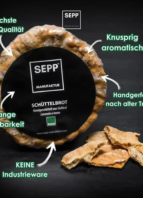 SEPP' Südtiroler BIO Schüttelbrot g.g.A. (2 Stk.) 💚