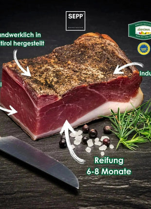 SEPP' Südtiroler Speck g.g.A. - 'Das Herzstück'