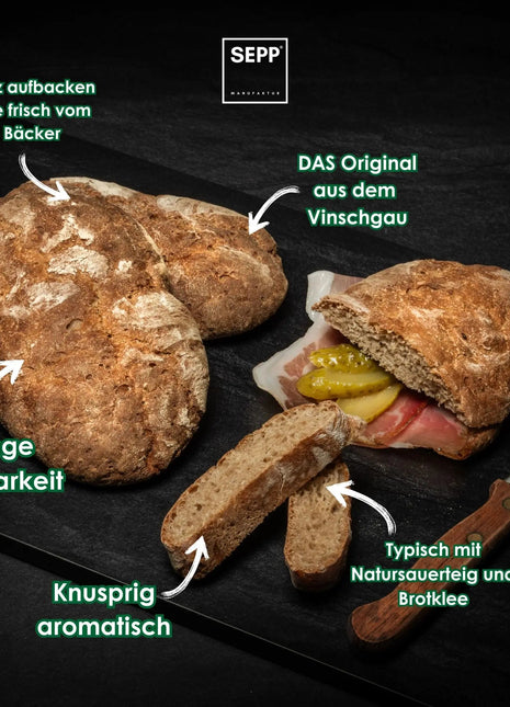 SEPP' Original Vinschgauer Paarlbrot (3 Stk.)