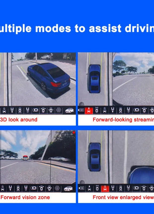 720P 1080P 360 Surround View Panoramic System Driving With Bird View Panorama System 4PCS Car Camera - Riparo82