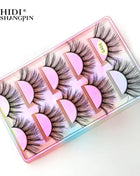 Faux Cils 3/5 Pairs False Eyelashes make up Natural Long Dramatic Halloween Eyeylash 3D Mink Lashes Tools Extension maquiagem - Riparo82