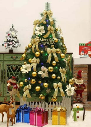 Albero di Natale artificiale Aghi di pino Materiale di crittografia Albero di Natale di alta qualità da 120 cm a 210 cm Decorazione domestica di Natale