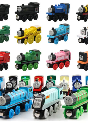 Thomas Treno in legno Giocattoli per bambini James Diesel Molley Toby Oliver Harold Aereo Modello ferroviario Thomas e i suoi amici Giocattoli Regali per bambini