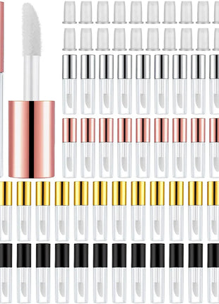 1.2ml Mini Lip Gloss Tubes with Wand Empty Travel Bottle Refillable Lip Gloss Containers Lip Balm DIY Lipstick Cosmetics - Riparo82