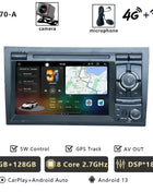 Car Radio Multimedia Wireless Carplay For Audi A4 B6 B7 S4 RS4 2002-2012 CHSTEK Bluetooth Android GPS WIFI 4G Auto Screen Stereo - Riparo82