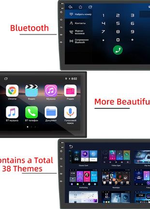 Android 11 Car Radio 1 din Stereo Autoradio Carplay Andriod Auto 32G  7"/9"/10" Universal WIFI GPS Car Audio Multimedia Player - Riparo82