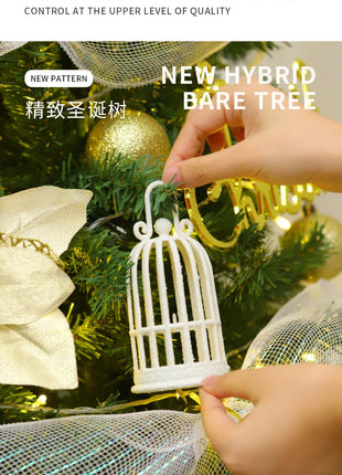 Albero di Natale Casa Nuova crittografia Luminoso Grandi decorazioni natalizie Pacchetto fai da te di lusso