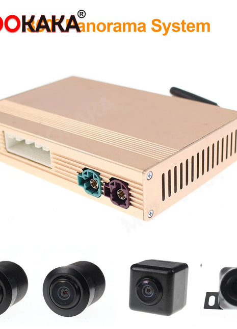 360 Degree Car Camera 1080P 3D Panoramic Surround View Right+Left+Front+Rear View Reverse Camera Kits Android Navigation Parts - Riparo82