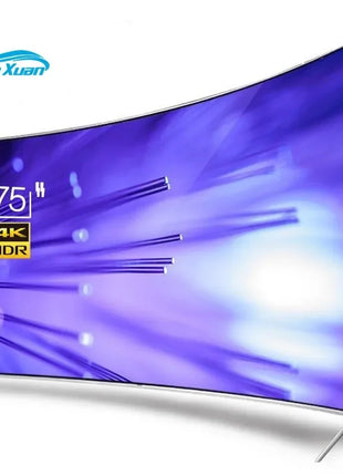 New Television 55 Inch Curved Smart Led TV 4K UHD LED Television Wifi Usb Video Fashion Design 55 inch smart tv 4k ultra hd - Riparo82