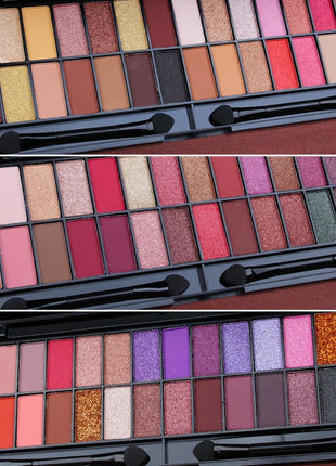 28 Colors Eyeshadow Palette Matte Glitter Shimmer Eyeshadows Eye Shine Waterproof Make-up for women Korean Cosmetics Products - Riparo82