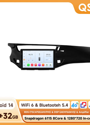 Snapdragon 8Core CarPlay Android Auto Car Radio For Citroen C3 DS3 2010-2016 Intelligent Screen 2Din autoradio SWC 4G BT DSP GPS