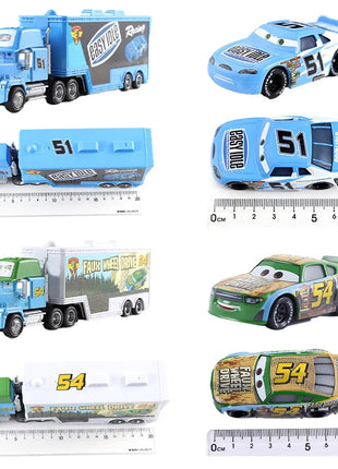 Auto 2 Mack Truck Pixar auto da corsa Lightning McQueen Jackson Storm mini Car 1 3 collezione Pressofuso Giocattolo in metallo Regalo per il regalo del capretto - riparo82