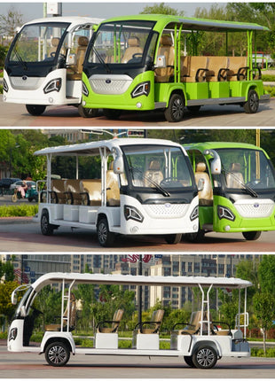 Minibus Elettrico 7000W Batteria Litio - Auto Turistica 11 Posti Lunga Distanza - riparo82