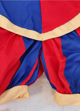 Costume Pomni Circo Carnevale 2026 - Set Completo con Cappello e Guanti (140cm-3XL)