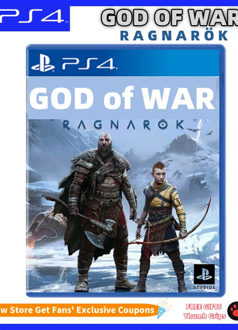 PS4 Nuovo CD di gioco God of War Ragnarök Sony Playstation 4 Disco di carte da gioco Playstation4 PS4 God of War Ragnarök