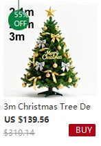 Set di decorazioni per albero di Natale da 3 m 2.1/2.4 Grandi ornamenti natalizi fai da te per alberi Decorazioni per la casa per feste Appese Drop Shipping