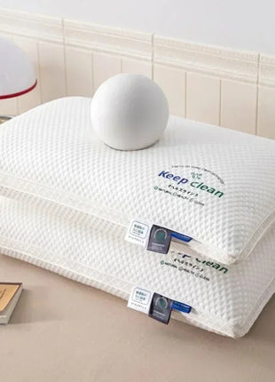 Neck Pillow Help Sleep And Protect The Neck Cervical Orthopedic Household Soybean Fiber SPA Massage Pillow For Sleeping New - Riparo82