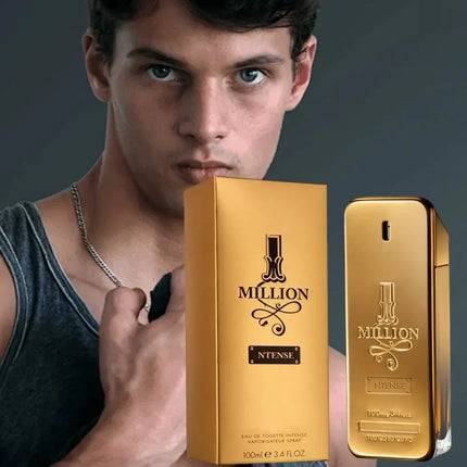 100ml Perfume Golden Million Gold Brick Extrait - Men's Long-Lasting Woody Perfume Men's Perfume Pray Fragrance Cologne