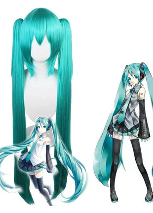 Miku Cosplay Set completo Abito in tessuto di pelle argento Miku Cosplay Copricapo Costume Outfit JK Abito da marinaio Uniforme scolastica Hallow