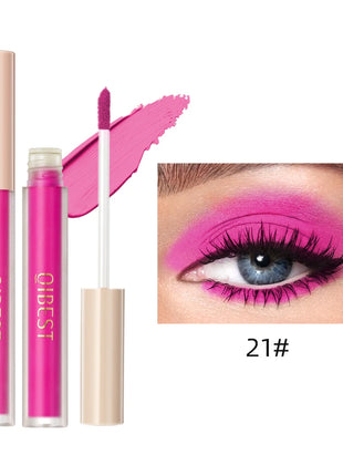 24 Colors Matte Liquid Eyeshadow Cream Nude Eye Makeup Long Lasting Eye Shdaow Stick Blush Purple Green Blue Red Contour Shadow - Riparo82