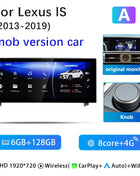 AutoRadio Android14 Wireless Carplay Car For Lexus IS RC 200 250 300 350 200T 300h Multimedia Player Navigation GPS Stereo Audio - Riparo82