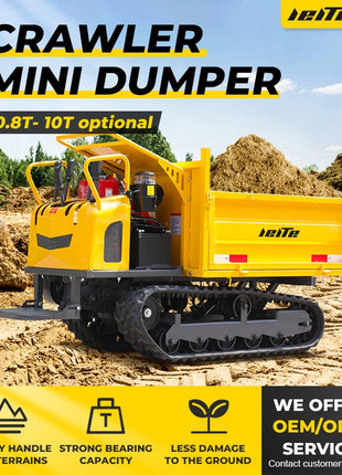 Mini Autocarro Cassone Ribaltabile 800kg - Trasportatore Cingolato Agricolo - riparo82