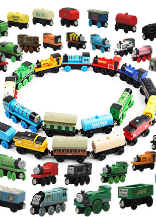 Thomas Treno in legno Giocattoli per bambini James Diesel Molley Toby Oliver Harold Aereo Modello ferroviario Thomas e i suoi amici Giocattoli Regali per bambini