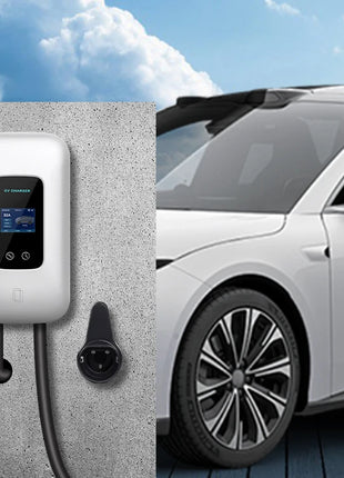 Electric Car Charger 3Phase 16A Portable Charger Type2 EVSE Charging Box Appointment time Cee Plug IEC62196 For Electric Vehicle - Riparo82