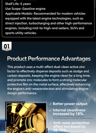 Lopal SONIC 9388,5W-40,C3 SP 4L * 4 Bottiglia Olio Motore per Auto Protezione Avanzata 16L Lubrificante Olio Motore Sintetico Completo per Auto Camion