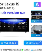 AutoRadio Android14 Wireless Carplay Car For Lexus IS RC 200 250 300 350 200T 300h Multimedia Player Navigation GPS Stereo Audio - Riparo82