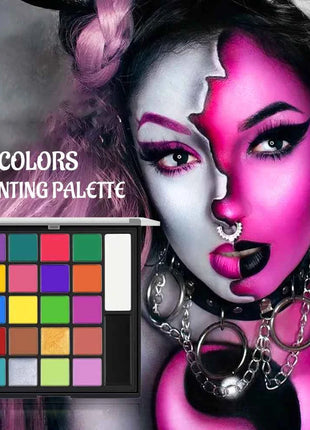 Beauty Makeup Face Body paint palette Cosmetic 22 Color oil Painting Palette Facial Paint Artist Pigment for Halloween Party