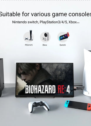 ZSUS 18-Inch 1080P 100Hz 100%sRGB Portable Monitor 16:9 HDR 350cd /M² For XBox PS4 / 5 Switch Cell Phone PC Loptop Extension - Riparo82