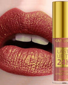 14 Colors Glitter Metallic Lip Glaze Shiny Long Lasting Lip Gloss Waterproof Liquid Lipstick Makeup Lip Oil Lip Tint Gifts for W - Riparo82