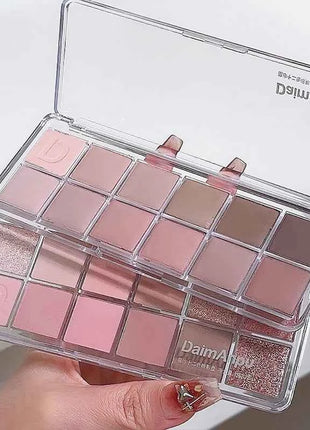 12-Color Eyeshadow Palette - Velvety Smooth, Long-Wearing Matte Shades for Everyday Wear