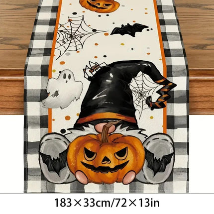Halloween Tablecloth tablecover table decor Haunted House Pumpkin Spider Web Tablecloth 2025 Halloween Party Decoration Supplies