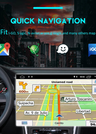 2 din Android 14 10.1 inch Universal Car Radio Stereo Rotate Touch Screen Wireless Carplay android auto GPS WIFI 4GLTE autoradio - Riparo82