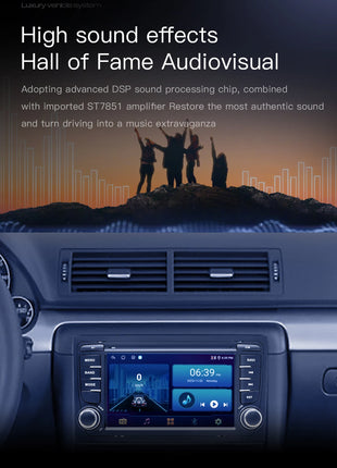 Android 14 AutoRadio For Audi A4 B6 B7 S4 B7 B6 RS4 Seat Exeo 2002-2008 RS4 B7 Radio 2008-2012 Stereo GPS Carplay Car Multimedia - Riparo82