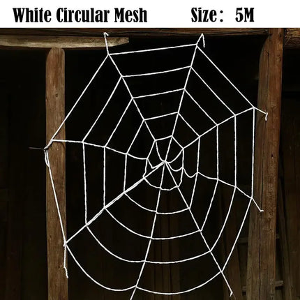 New Halloween Decorations Giant 30-200cm Spider Stretch Cobwebs Nets Horror Halloween Outdoor Wall Decorations Party Props