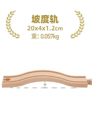 NUOVA binario ferroviario in legno tutti i tipi biforcazione biforcazione binario in legno di faggio accessori adatti per binari in legno Thomos giocattolo - riparo82